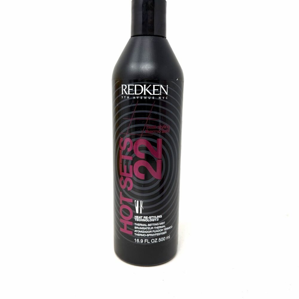 Redken Hot Sets 22 Thermal Setting Mist 16.9 fl oz / 500 ml Large REFILL Bottle